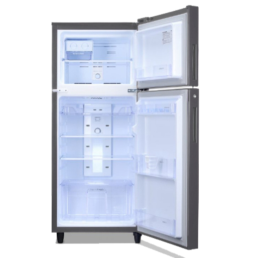 Godrej 238 Liter Double Door Refrigerator (RTEON ALPHA 250BXP RI ST GL) model RTEON ALPHA 250BXP RI ST GL front view - GharOne Nepal view 6